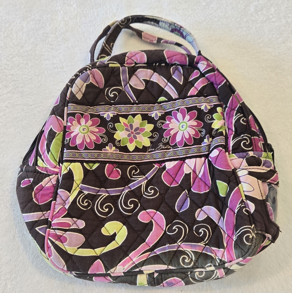 Vera Bradley Insulated Lunch Bag Purple Punch, Retired Pattern